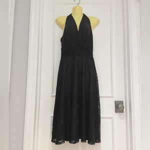 Clearance 💯Like New ** Evan Picone Dress, Lace, V Neck